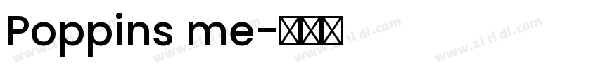Poppins me字体转换
